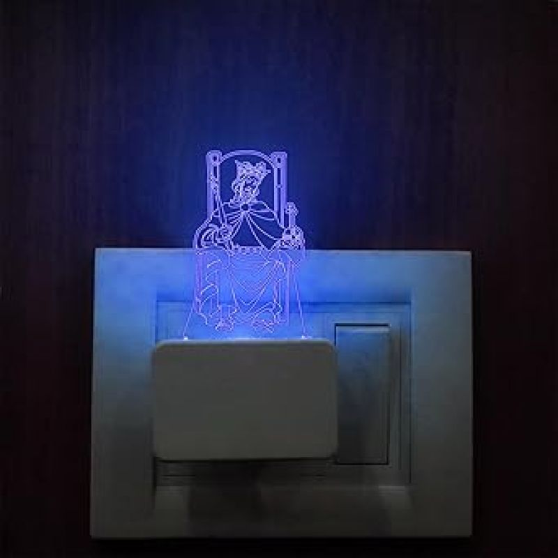 3D Illusion God Father Plug Night lamp 7 Color Changing Light Gift for Birthday