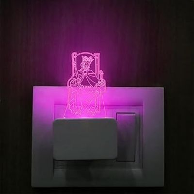 3D Illusion God Father Plug Night lamp 7 Color Changing Light Gift for Birthday