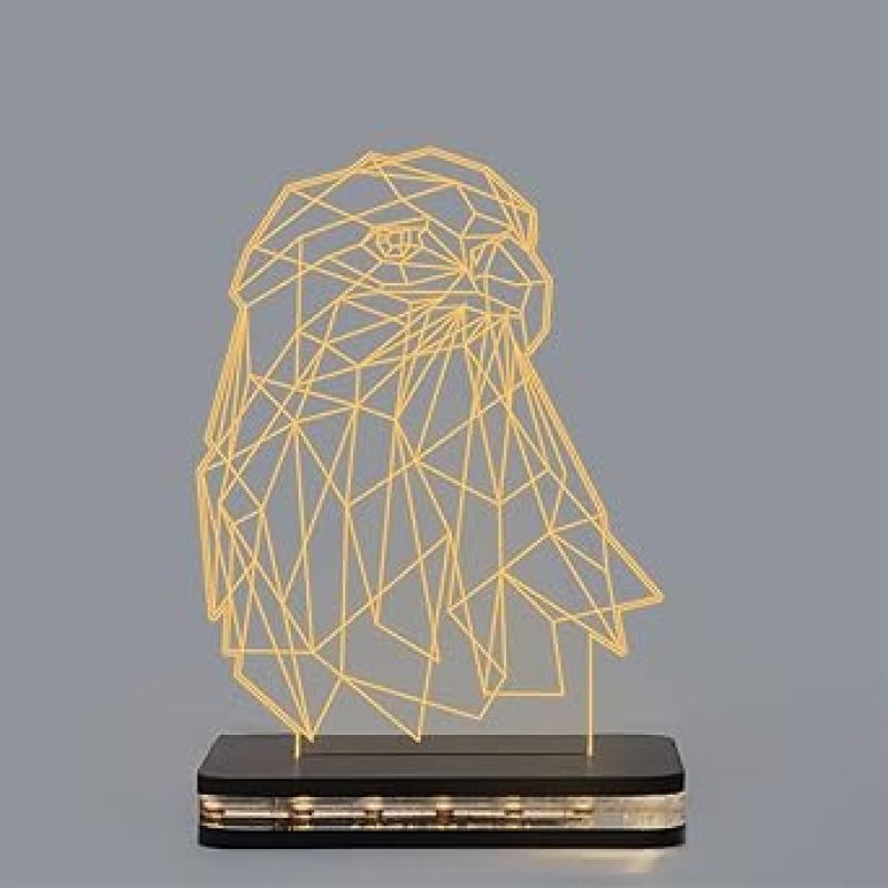 Eagle Led Night Lamp with Warm White Color Hoom Decor Lamp