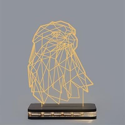 Eagle Led Night Lamp with Warm White Color Hoom Decor Lamp