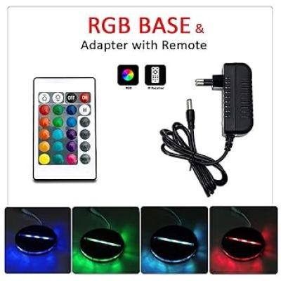3D Illusion Headphone Led Night lamp 16 Color Changing Light with Remote Control Home Decoration and Birthday Gift Circle Base