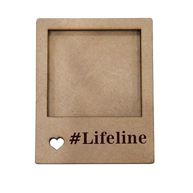 Couple Photo Fridge Magnet Stickers Wooden Cutout Frame Home Kitchen Refrigerator Decor Accessories