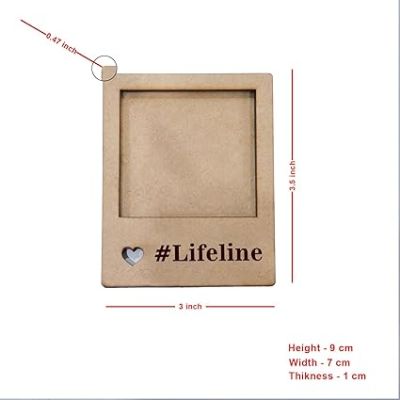 Couple Photo Fridge Magnet Stickers Wooden Cutout Frame Home Kitchen Refrigerator Decor Accessories