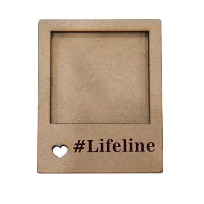 Couple Photo Fridge Magnet Stickers Wooden Cutout Frame Home Kitchen Refrigerator Decor Accessories
