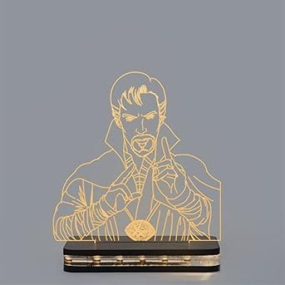 3D Illusion Doctor strange Led Night Lamp with Warm White Color Gift For Avengers Lover