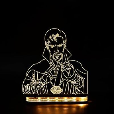 3D Illusion Doctor strange Led Night Lamp with Warm White Color Gift For Avengers Lover