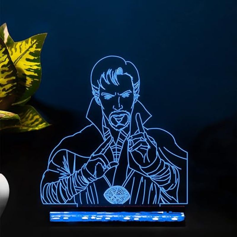 3D Illusion Doctor strange Led Night Lamp 16 Color Changing Light with Remote Control Gift For Avengers Lover