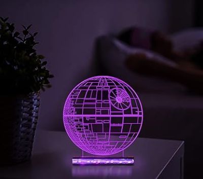 3D Illusion Star Wars Led Night Lamp 16 Color Changing Light with Remote Control Gift For kids