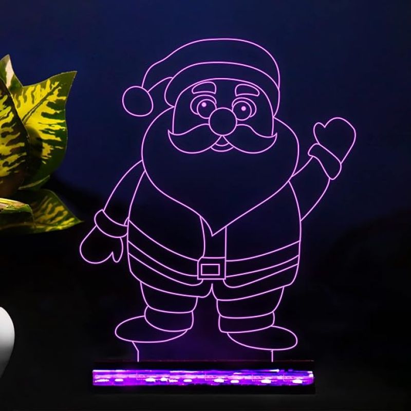 Santa Claus Led Night lamp 16 Color Changing Light & Remote Control Gift for Christmas