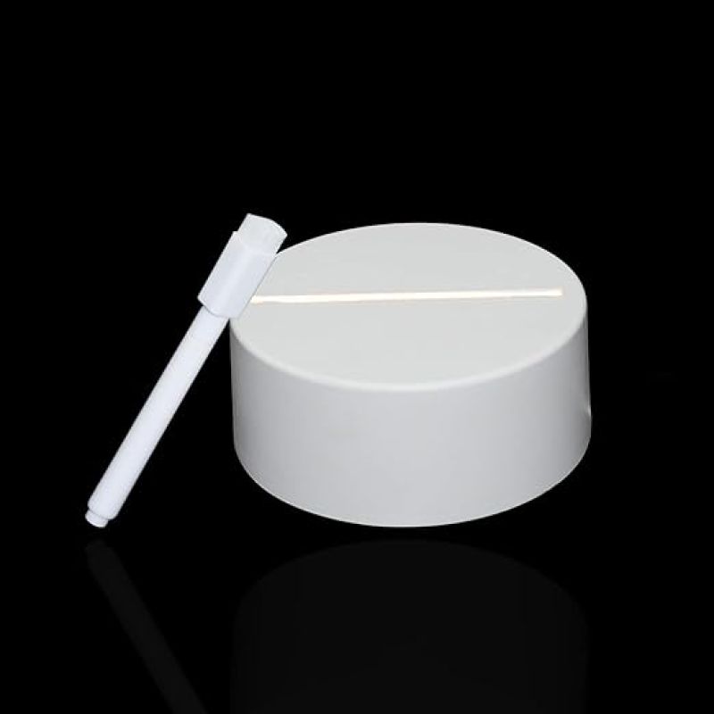 Teddy Shape Message Board Lamp with 1 Pen Notes, Drawing, Decoration & Rewrite Table Lamp