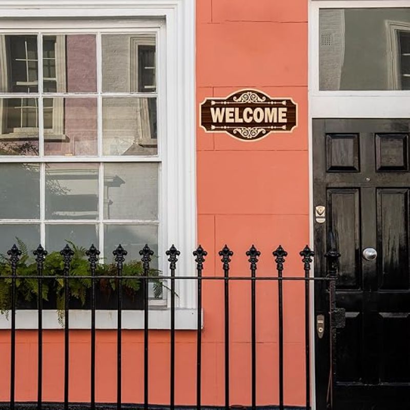 Welcome Wooden Sign Board Wall Hanging for Living Room, Door Hangings and Home Decor Items