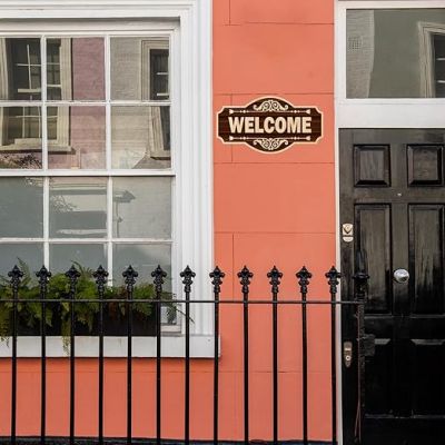 Welcome Wooden Sign Board Wall Hanging for Living Room, Door Hangings and Home Decor Items