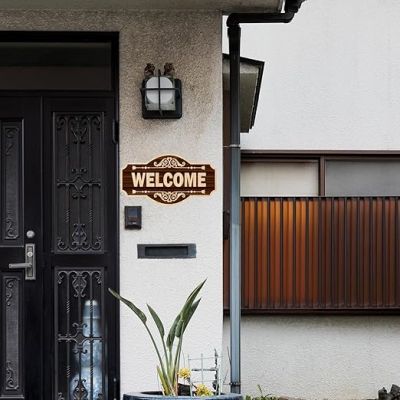 Welcome Wooden Sign Board Wall Hanging for Living Room, Door Hangings and Home Decor Items