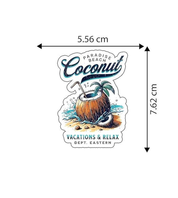 Coconut Fridge Magnet Travel Souvenir Refrigerator Magnet Gifts Decorative Items for Kitchen Fridge Magnet Kitchen & Refrigerator Decor Accessories
