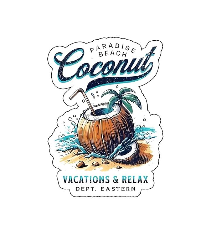 Coconut Fridge Magnet Travel Souvenir Refrigerator Magnet Gifts Decorative Items for Kitchen Fridge Magnet Kitchen & Refrigerator Decor Accessories