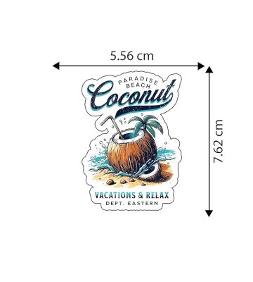 Coconut Fridge Magnet Travel Souvenir Refrigerator Magnet Gifts Decorative Items for Kitchen Fridge Magnet Kitchen & Refrigerator Decor Accessories