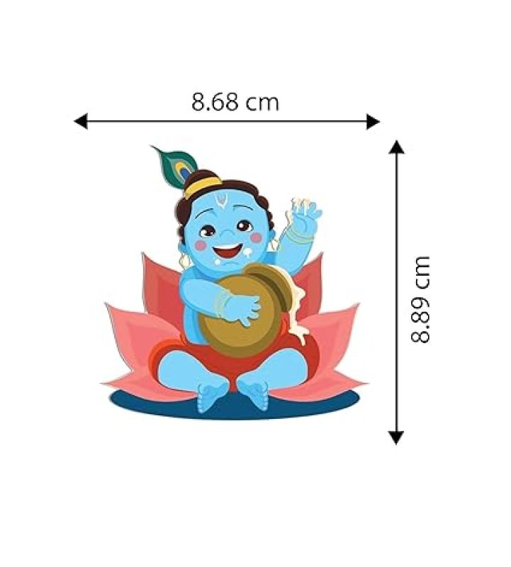 Lord Krishna Fridge Magnet for Refrigerator, Almirah , Home &Temple Decor Items