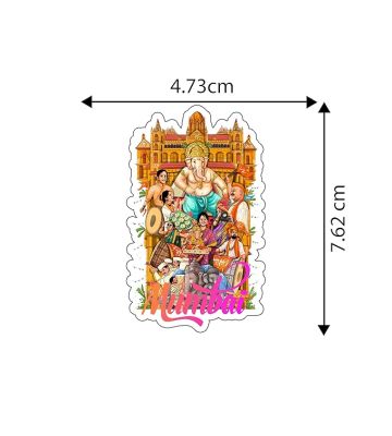 Mumbai Indian State Fridge Magnet Refrigerator, Home & Kitchen Decor Travel Souvenir Gift Items