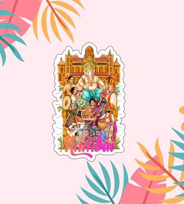 Mumbai Indian State Fridge Magnet Refrigerator, Home & Kitchen Decor Travel Souvenir Gift Items