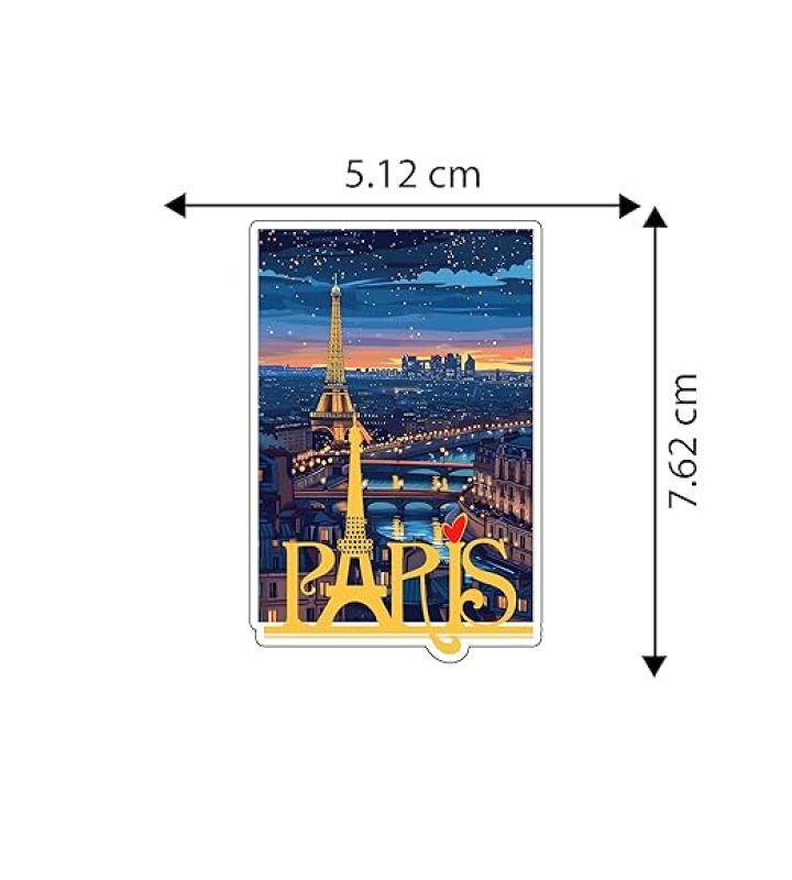 Paris Country Fridge Magnet Kitchen Refrigerator Home & Office Decor Travel Souvenir Magnet