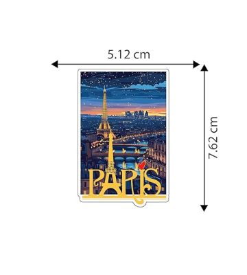 Paris Country Fridge Magnet Kitchen Refrigerator Home & Office Decor Travel Souvenir Magnet