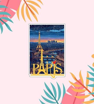 Paris Country Fridge Magnet Kitchen Refrigerator Home & Office Decor Travel Souvenir Magnet