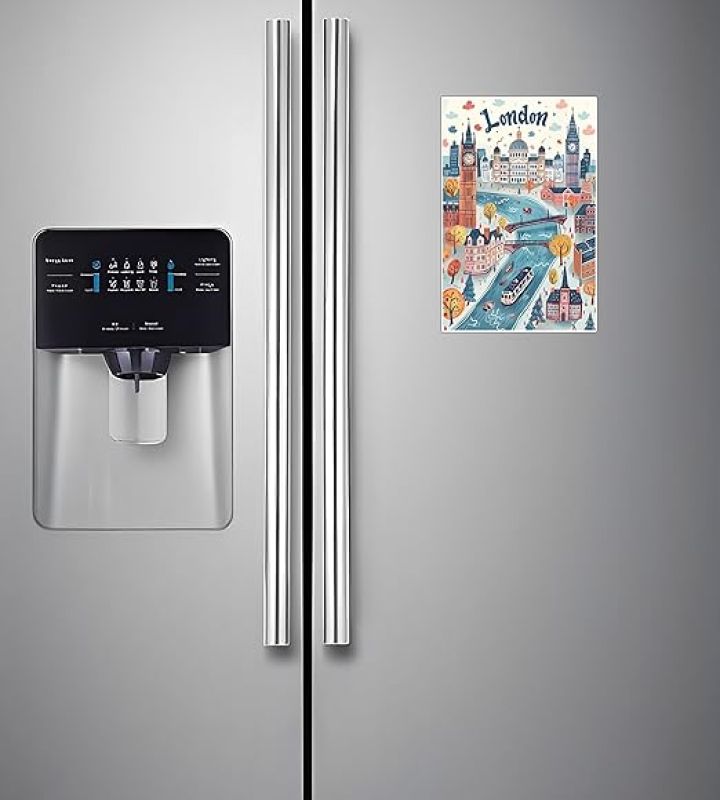 London Country Fridge  Magnet Travel Souvenir Magnet Kitchen, Refrigerator, Home Decor London Printed Magnet Sticker