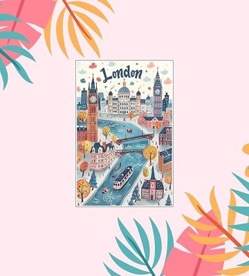 London Country Fridge  Magnet Travel Souvenir Magnet Kitchen, Refrigerator, Home Decor London Printed Magnet Sticker