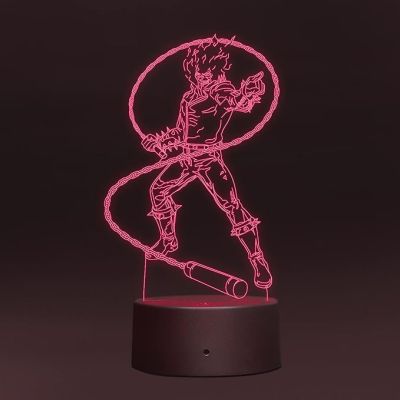 3D Illusion Ghost Raider Led Night Lamp 7 Color Changing Light Gift for Anime Lover