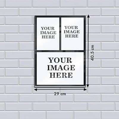 Personalized Collage Photo Frame customized with Photo Gift for Wife Husband & Loveable Person