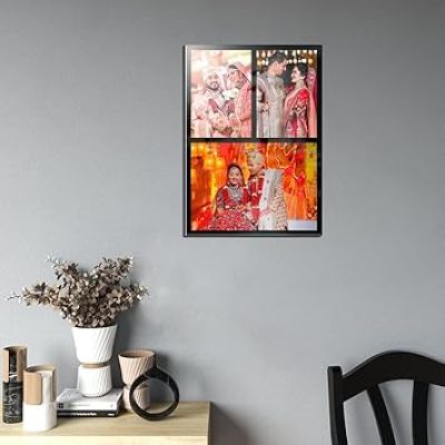 Personalized Collage Photo Frame customized with Photo Gift for Wife Husband & Loveable Person