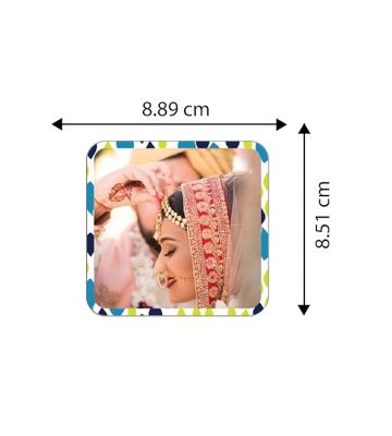 Customized Photo Fridge Magnet Set of 5 Gift for Anniversary Valentine & Birthday