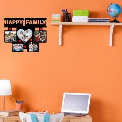 Personalized Happy Family Collage Photo Frame Customised with Collage Family Photo Frame Memorable Gift for Family
