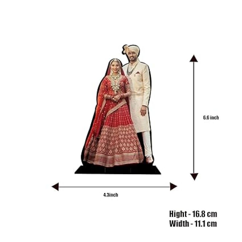 Wedding Couple Cutout Photo Caricature Customized with Your Photos Best Gift for Newly Married Couple Gift for Husband Wife Friend Wedding Decor