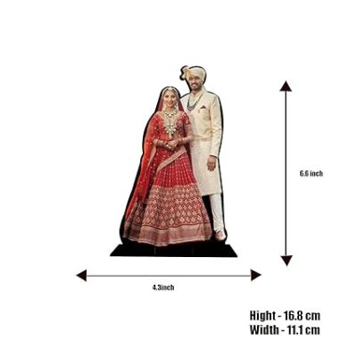Wedding Couple Cutout Photo Caricature Customized with Your Photos Best Gift for Newly Married Couple Gift for Husband Wife Friend Wedding Decor