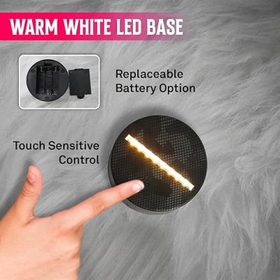 3D Illusion Little Dragon Ball Boy Night Lamp with Warm White Light Anime Home Decor Lamp & Birthday Gift for Anime Lover