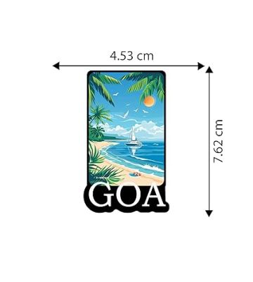 Goa Fridge Magnet Kitchen Refrigerator Home Decor India Travel Souvenir Magnet