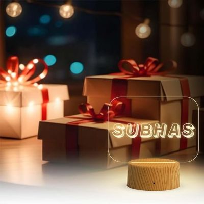 Personalized Name Night Lamp with Warm White Light Best Birthday Gift for Friends