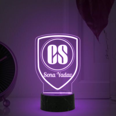 Company Secretary (CS) Desk Name Plate Night Lamp with Multicolored Light Unique Gifts for CS Friends, Office Colleagues Corporate