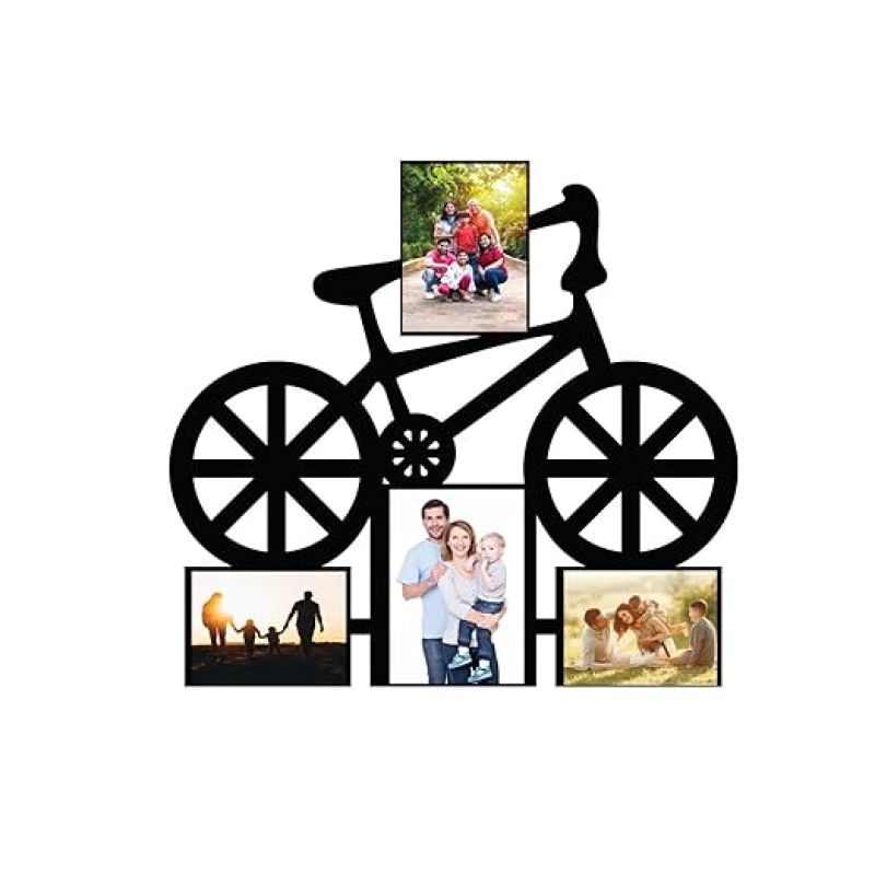 Cycle Shape Family Collage Photo Frame Gift for Family Home Wall Decor kids Room Decor