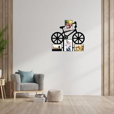 Cycle Shape Family Collage Photo Frame Gift for Family Home Wall Decor kids Room Decor