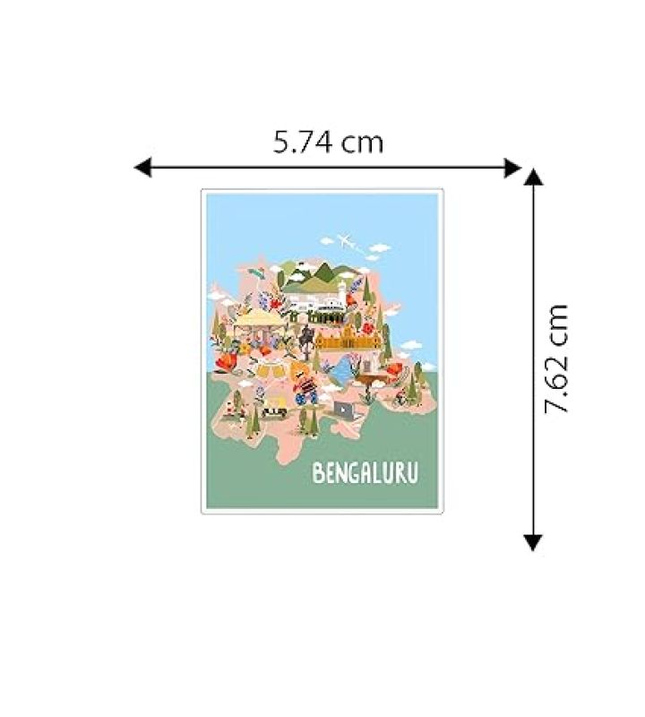 Bengaluru Fridge Magnets Home Kitchen Refrigerator Stylish Decor Item India Country Travel Souvenir Magnet