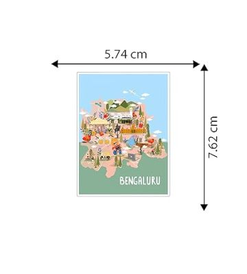 Bengaluru Fridge Magnets Home Kitchen Refrigerator Stylish Decor Item India Country Travel Souvenir Magnet