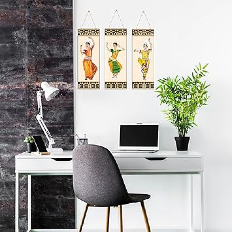 Three Girl Traditional Dancing Wall Hanging Living Room Office Decorative Artwork Wall Hanging & Gifts Item