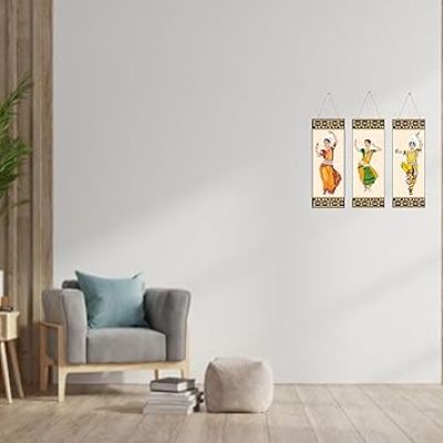 Three Girl Traditional Dancing Wall Hanging Living Room Office Decorative Artwork Wall Hanging & Gifts Item
