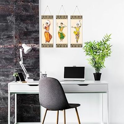 Three Girl Traditional Dancing Wall Hanging Living Room Office Decorative Artwork Wall Hanging & Gifts Item