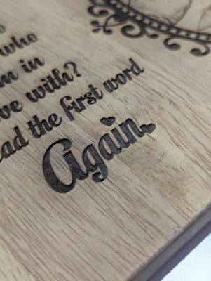 Personalized couple Photo Wooden  Plaque Customized Photo & Text Gift For Anniversary Birthday Valentines day