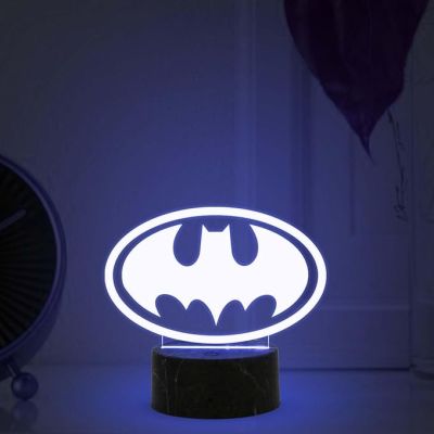 3D Illusion Batman Avengers Night Lamp with Multicolored Light Birthday Gift for Marvel Fans Kids Room Decor Gift for Avengers Lovers