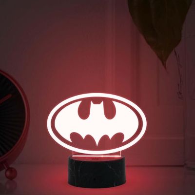 3D Illusion Batman Avengers Night Lamp with Multicolored Light Birthday Gift for Marvel Fans Kids Room Decor Gift for Avengers Lovers
