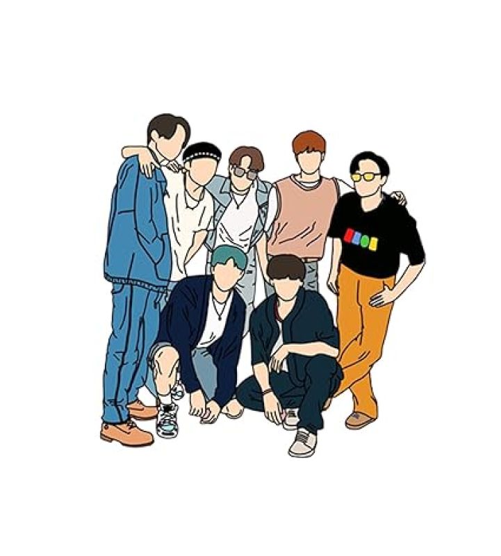 BTS Army Member Fridge Magnet Gift for BTS Lover & Kids Room Home, Cafe, Kitchen & Office Decoration
